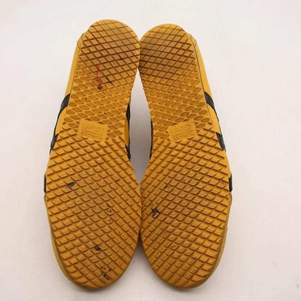 Onitsuka Tiger by Asics Men's Yellow and Black Sneakers - Picture 6 of 7